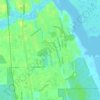 Топографическая карта Saint Augustine Shores, высота, рельеф