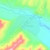 Топографическая карта Чон-Арык, высота, рельеф