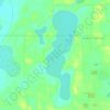 Топографическая карта Elizabeth Lake, высота, рельеф
