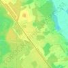 Топографическая карта посёлок Санинского ДОКа, высота, рельеф