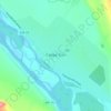 Топографическая карта Сарыг-Сеп, высота, рельеф