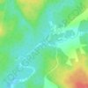 Топографическая карта Северный Чус, высота, рельеф