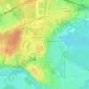 Топографическая карта посёлок дачного хозяйства «Архангельское», высота, рельеф