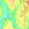 Топографическая карта Темкино, высота, рельеф