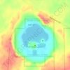 Топографическая карта Zuni Salt Lake, высота, рельеф