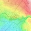 Топографическая карта Парк Победы, высота, рельеф