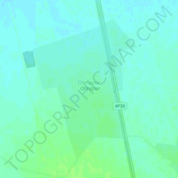 Топографическая карта Алмазар, высота, рельеф