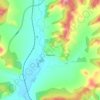 Топографическая карта Жирекен, высота, рельеф
