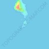 Топографическая карта Isla de Chivos, высота, рельеф