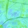 Топографическая карта Franklin Delano Roosevelt Park, высота, рельеф
