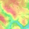 Топографическая карта Левково, высота, рельеф