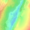 Топографическая карта озеро Большое, высота, рельеф