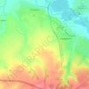 Топографическая карта Отрадное, высота, рельеф