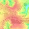 Топографическая карта Бобровы Дворы, высота, рельеф