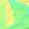 Топографическая карта Пуричино, высота, рельеф