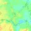 Топографическая карта Сиренево, высота, рельеф