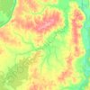 Топографическая карта Сумыч, высота, рельеф