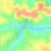 Топографическая карта Жуковец, высота, рельеф