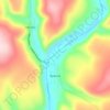 Топографическая карта Брянка, высота, рельеф