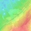 Топографическая карта посёлок железнодорожной станции Высокая Гора, высота, рельеф