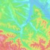 Топографическая карта Курма, высота, рельеф