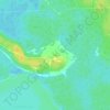 Топографическая карта Ново, высота, рельеф