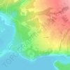 Топографическая карта Морозово, высота, рельеф