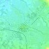 Топографическая карта La Sorgue, высота, рельеф