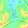 Топографическая карта Begur Lake, высота, рельеф
