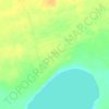 Топографическая карта Юрмы, высота, рельеф