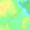 Топографическая карта Комарово, высота, рельеф
