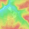 Топографическая карта Таёжный, высота, рельеф