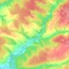Топографическая карта Малая Ушайка, высота, рельеф