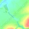 Топографическая карта Ольшанка, высота, рельеф