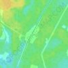 Топографическая карта Нерусса, высота, рельеф