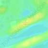 Топографическая карта Камышево, высота, рельеф