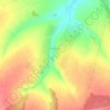Топографическая карта Клычево, высота, рельеф