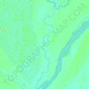 Топографическая карта Água Boa do Univini, высота, рельеф