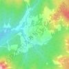 Топографическая карта Лазурка, высота, рельеф
