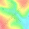 Топографическая карта Верхняя Бузиновка, высота, рельеф