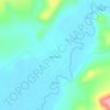 Топографическая карта Детлово, высота, рельеф