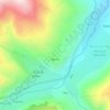 Топографическая карта Цмити, высота, рельеф