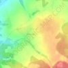 Топографическая карта Флорищи, высота, рельеф