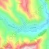 Топографическая карта Тпиг, высота, рельеф