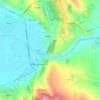 Топографическая карта Оргеев, высота, рельеф