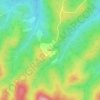 Топографическая карта Чибий, высота, рельеф