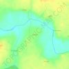 Топографическая карта Щекотово, высота, рельеф