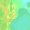 Топографическая карта Маёвка, высота, рельеф