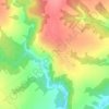 Топографическая карта Желны, высота, рельеф
