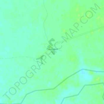 Топографическая карта Покровка, высота, рельеф